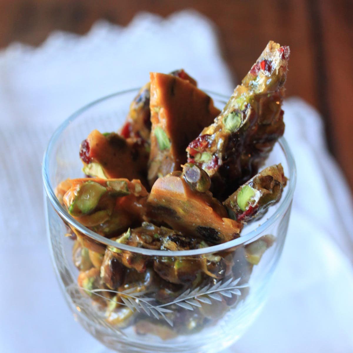 PistachioCranberry Brittle Julia Usher