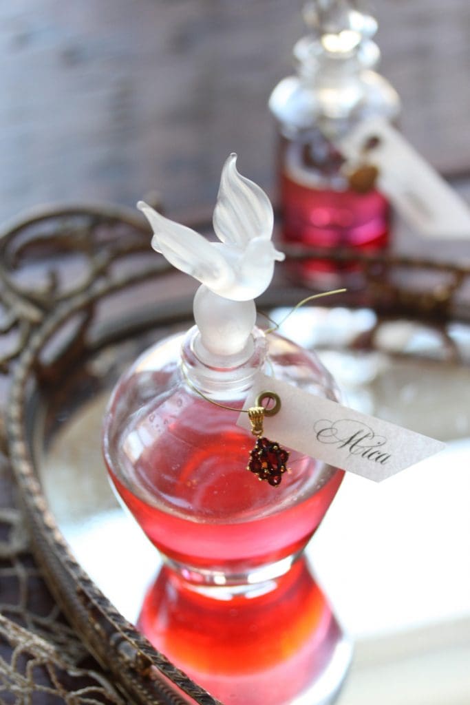 Re-purposed Perfume Bottles (aka Love Potion Project!)