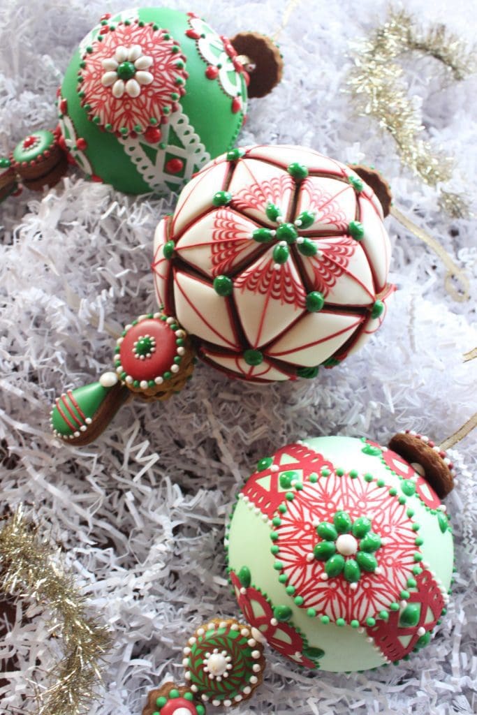 3-D Christmas Ornament Cookies