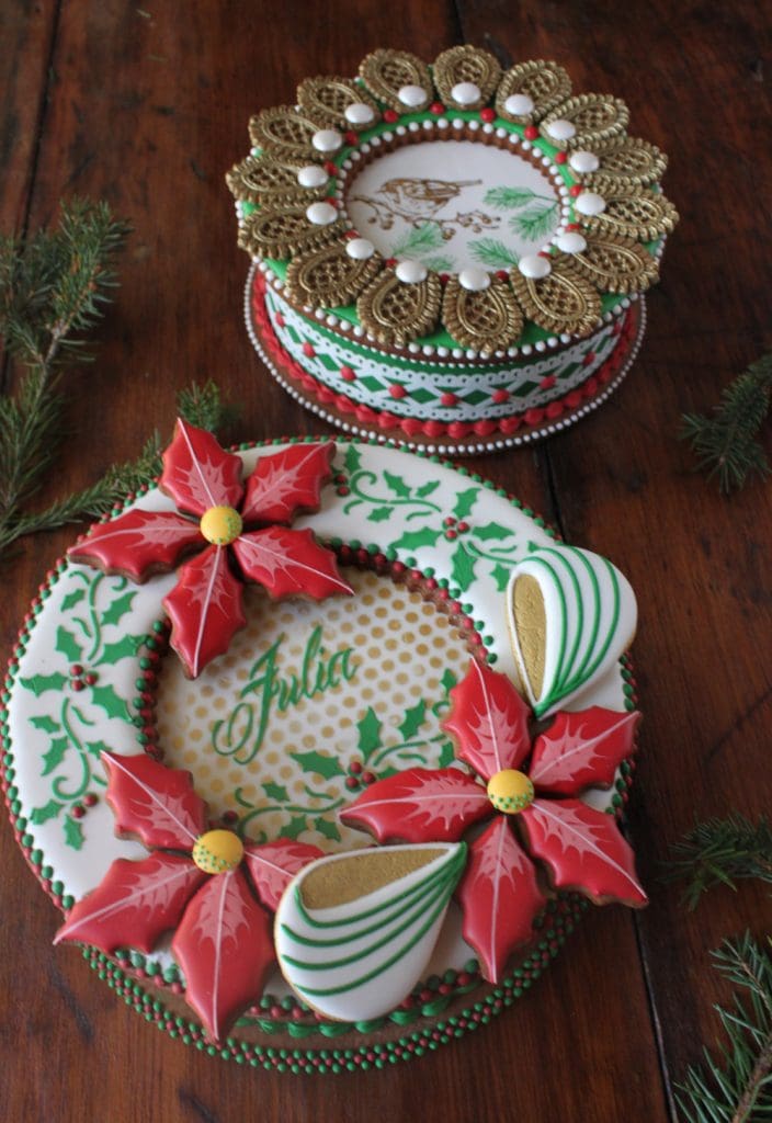 3-D Christmas Cookie Boxes