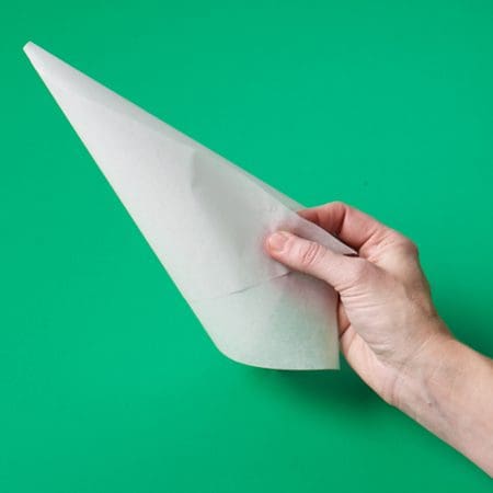 Parchment Paper Cone (Cornet) for Writing & Decorating Cakes