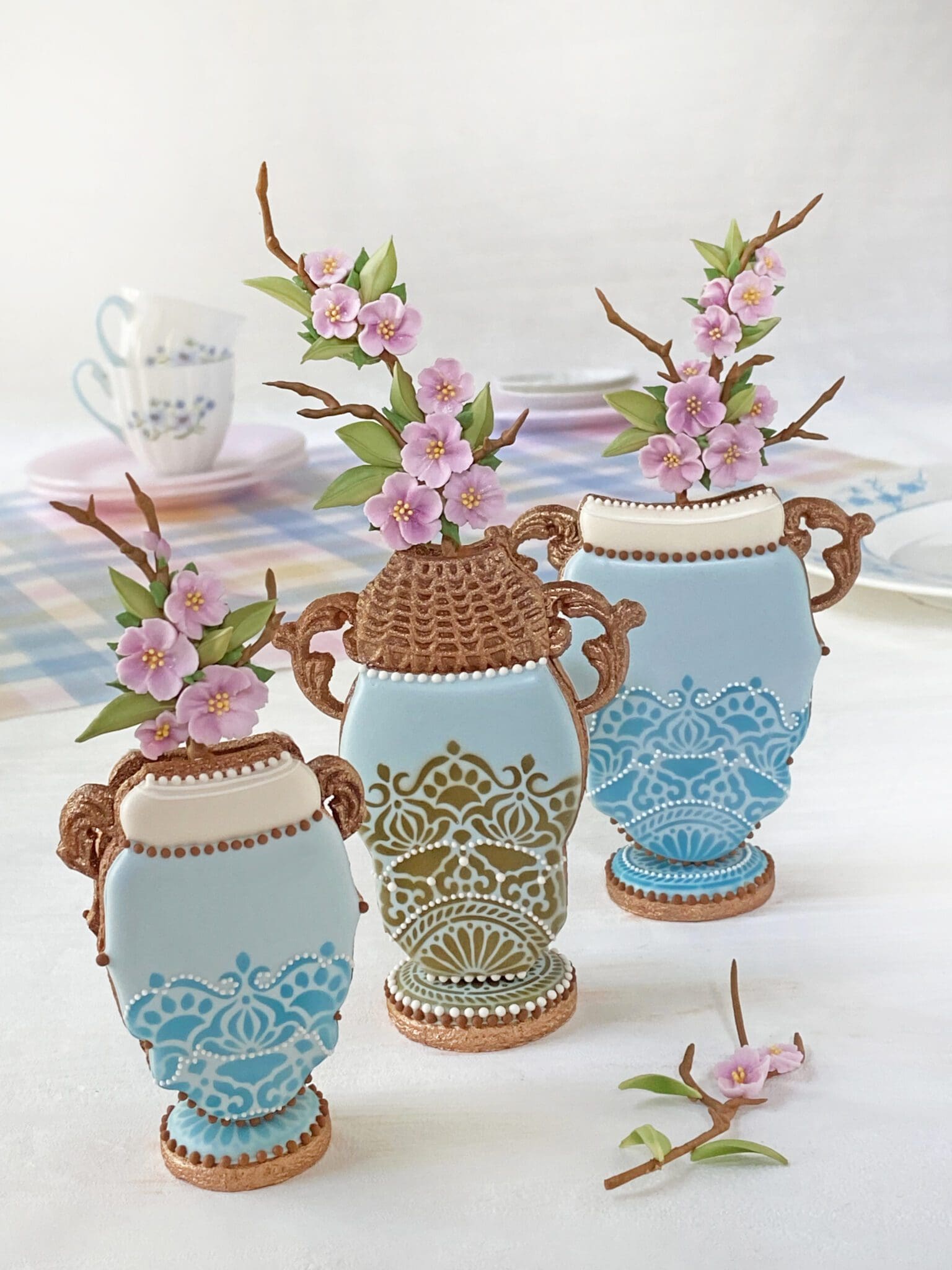 Bud Vases with Sakura Julia Usher