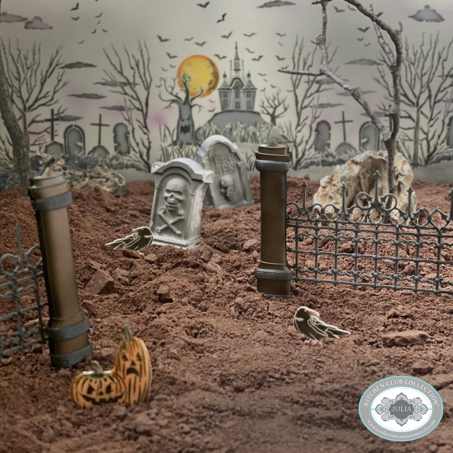 New Graveyard Fence Video Tutorial - Julia Usher