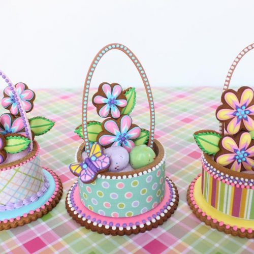 Trio of Contoured Cookie Baskets - Gallery - 3-D Cookies