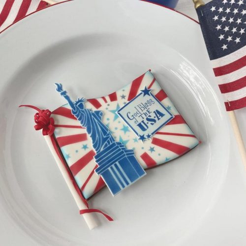 God Bless America - Opener - Stenciled Cookies Gallery