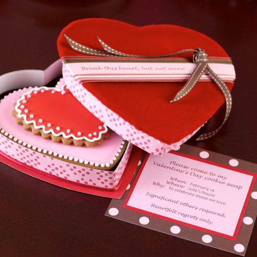 An Affair of the Heart - Alternate Heart Box with Cookie