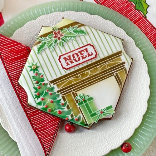 To All a Good Night - Message Cookie 2 - Stenciled Cookies Gallery