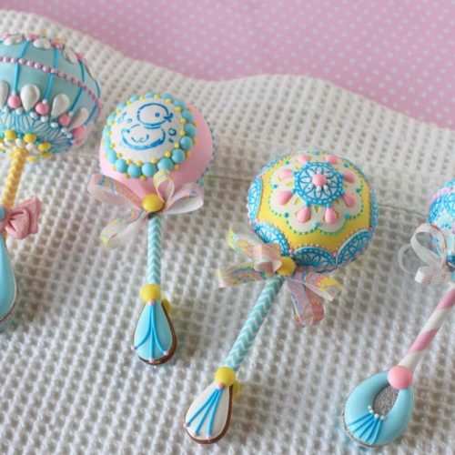 Baby Rattles Brighter Hor - Gallery - 3-D Cookies