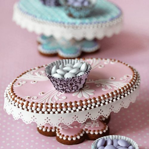 Cake Pedestal Cookies Vertical Brighter - Gallery - 3-D Cookies