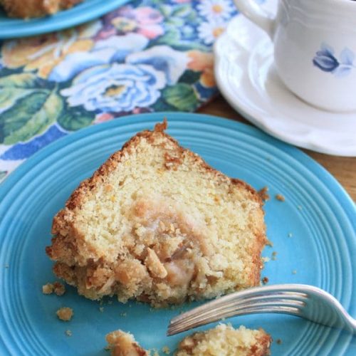 Rhubarb-Sour Cream Coffee Cake - Other Sweets