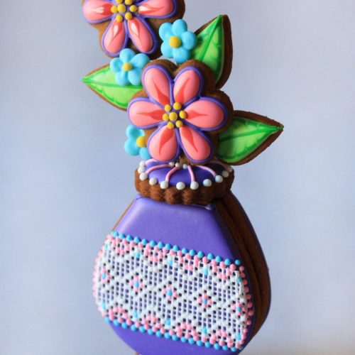 Early Purple Bud Vase - Dodged - Gallery - 3-D Cookies