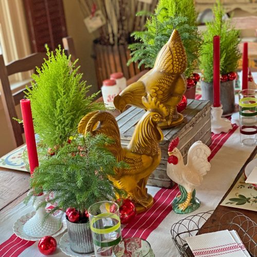 Festive Farmhouse Tablescape