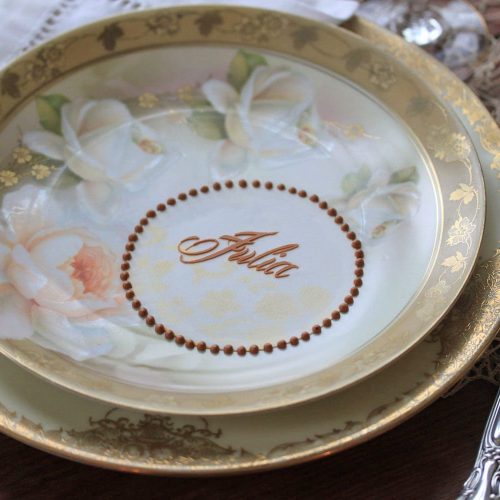 Personalized Plate - Parties