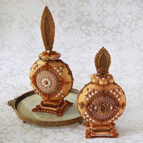 Gold Perfume Bottles Redo - Gallery - 3-D Cookies