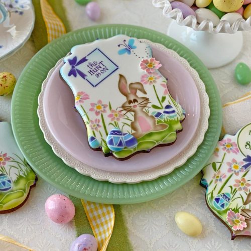 Hopping Into Spring - Opener - Stenciled Cookies Gallery