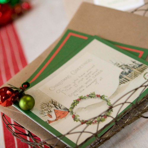 Green Christmas - Invitation Cover - Karen Forsythe