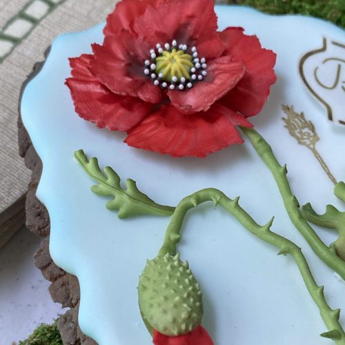 Poppy Cookie - Super Close - 2-D Cookies Gallery