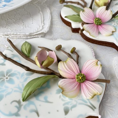 Dogwood Cookies - Super Close Detail- 2-D Cookies Gallery