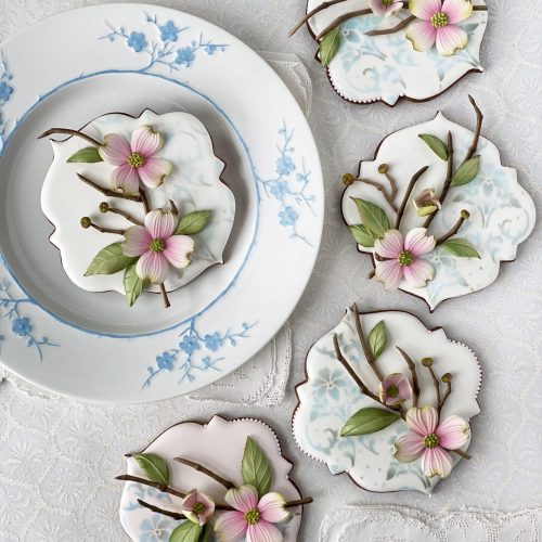 Dogwood Cookies - Overhead - 2-D Cookies Gallery