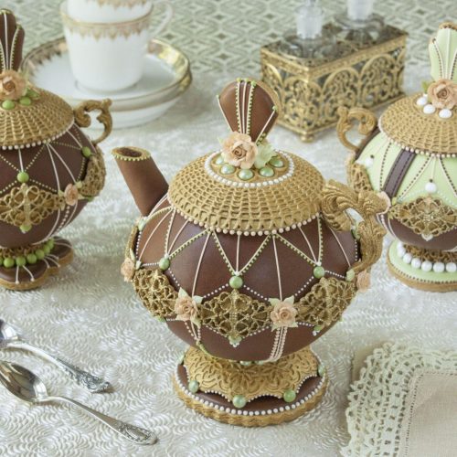 Teapot - Horizontal 2 Lighter - 3-D Cookies Gallery