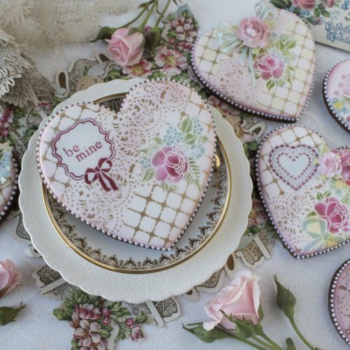 Forget Me Not - Opener Redo - Stenciled Cookies Gallery