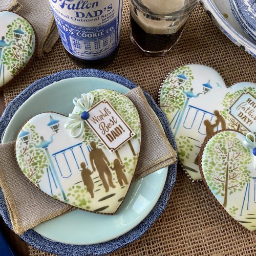 World's Best Dad - Opener - Stenciled Cookies Gallery