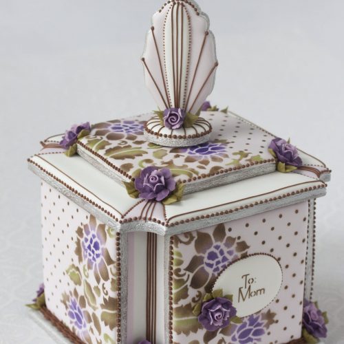 Mothers Day Box Purple No Feet - Gallery - 3-D Cookies