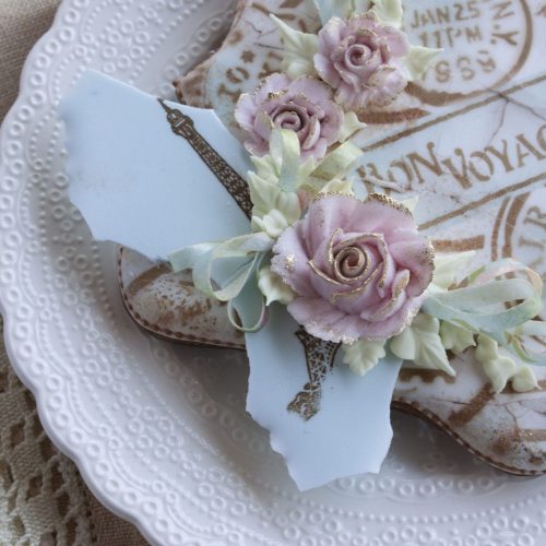 Vintage Bon Voyage - Very Cracked Cookie Closer - Stenciled Cookies Gallery