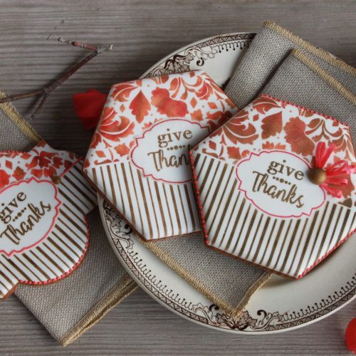 Give Thanks - Opener - Stenciled Cookies Gallery