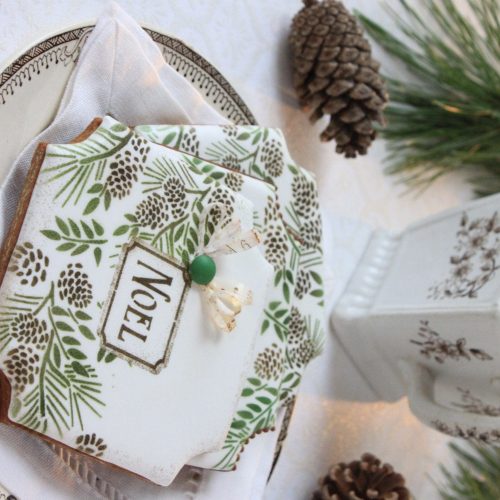 Noel - Vertical - Stenciled Cookie Gallery