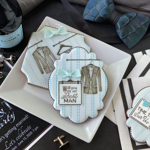 Groomsman - Opener - Stenciled Cookies Gallery