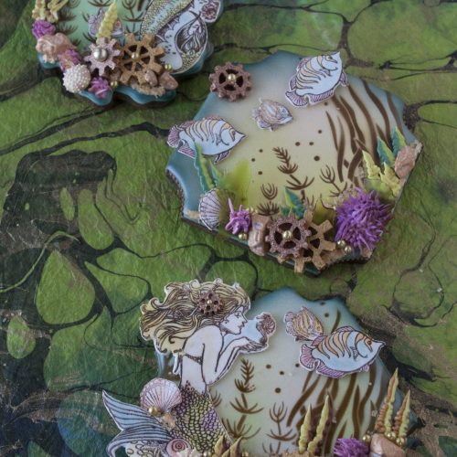 Underwater Ephemera - Opener Vertical - Stenciled Cookies Gallery