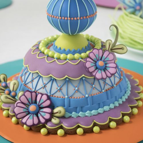 Folk Art Bird's Nest - Base - 3-D Cookies Gallery