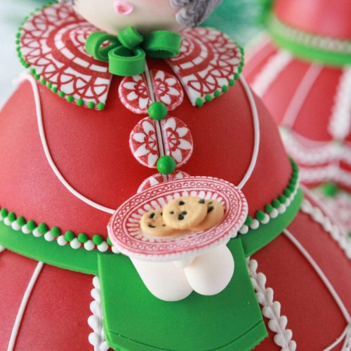 Mrs Claus Plate of Cookies - Gallery  - 3-D Cookies