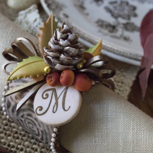 Woodland Napkin Close 1 - 3-D Cookies Gallery