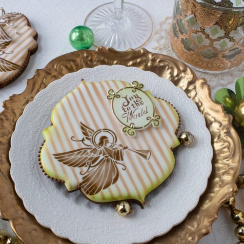 Joyeux Noel - Horizontal No Message Brighter - Stenciled Cookies Gallery