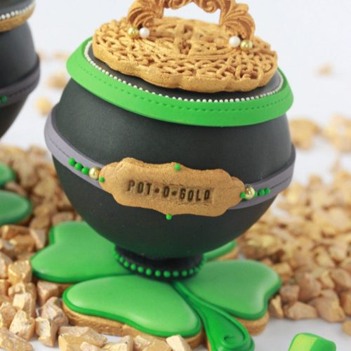 Pot of Gold Cookie with Lid - 3-D Cookies Gallery