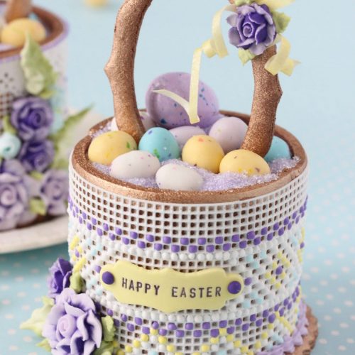 Easter Basket with Plaque - 3-D Cookies Gallery