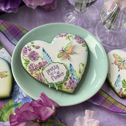 Pretty As a Flower - Opener - Stenciled Cookie Gallery