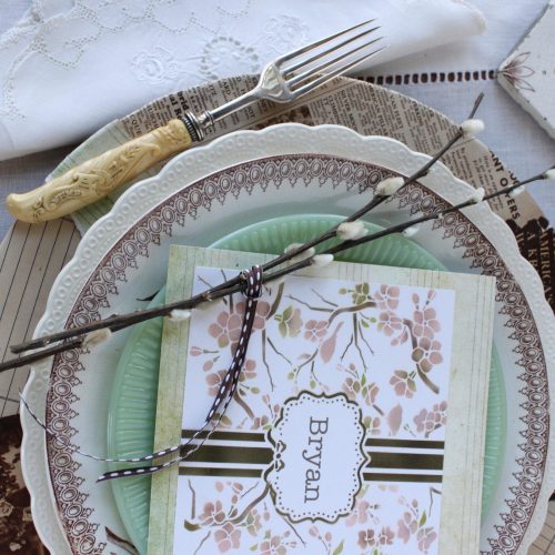 Spring Place Setting - Guy