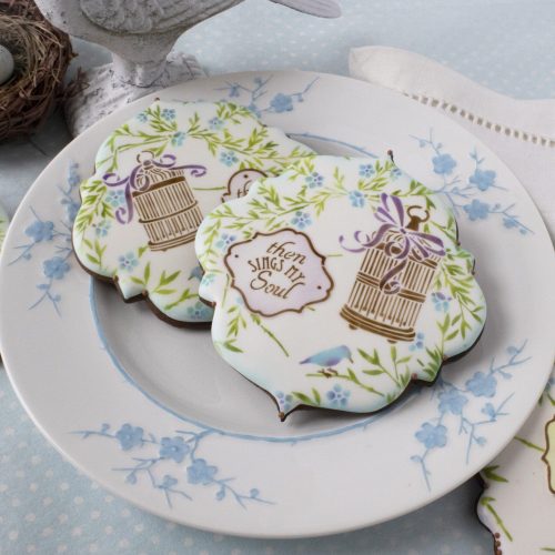 Song of Spring - Opener - Stenciled Cookies Gallery