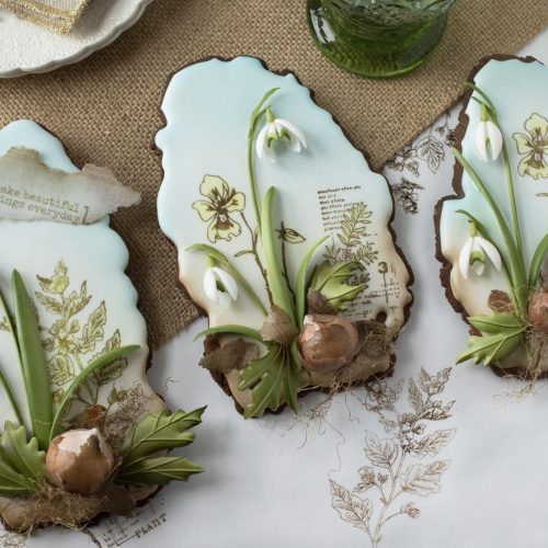 Snowdrop - Trio Horizontal - 2-D Cookies Gallery