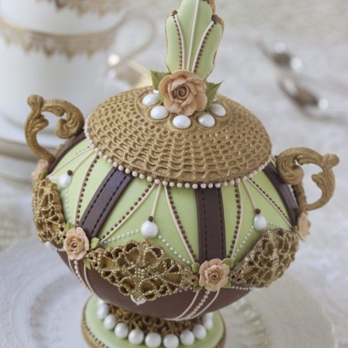 Sugar Bowls - Green More Context - 3-D Cookies Gallery