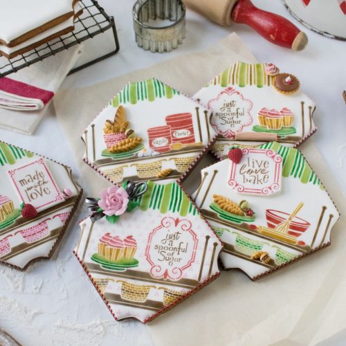 Live Sweetly - Opener - Stenciled Cookies Gallery