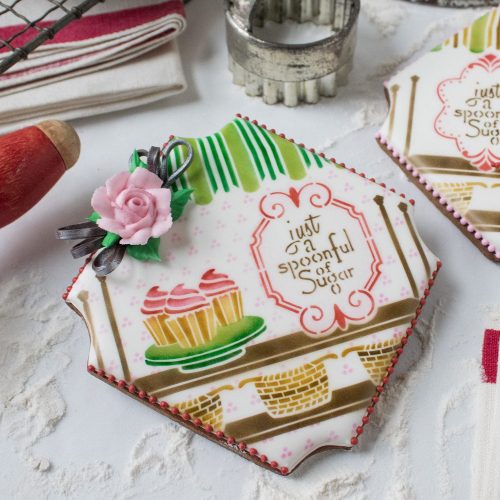 Live Sweetly - Message 2 - Stenciled Cookies Gallery