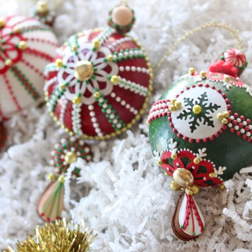 Ornament Trio on Holiday Fillers - Gallery - 3-D Cookies
