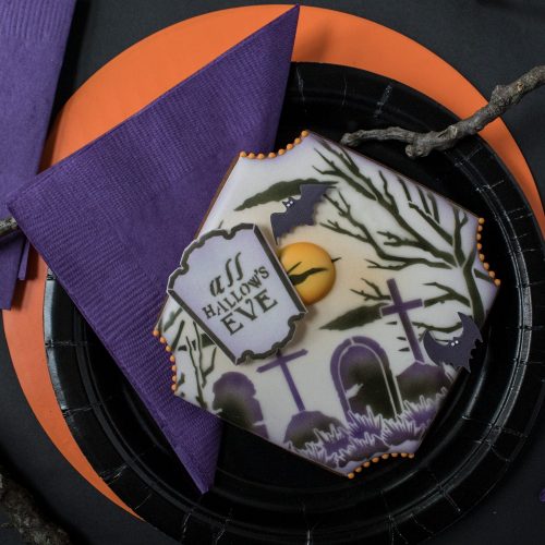 Boo to You - Message Cookie 2 - Stenciled Cookies Gallery