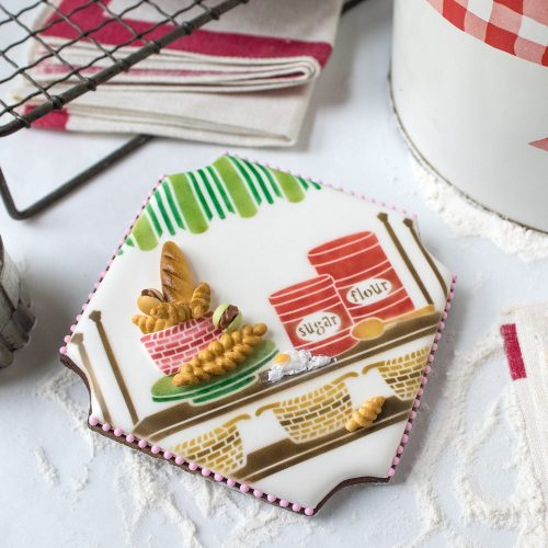 Live Sweetly - No Message 1 - Stenciled Cookies Gallery