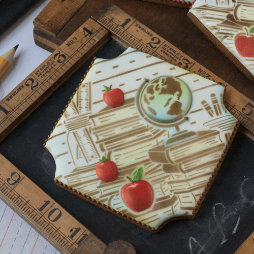 School Rules - No Message - Stenciled Cookies Gallery