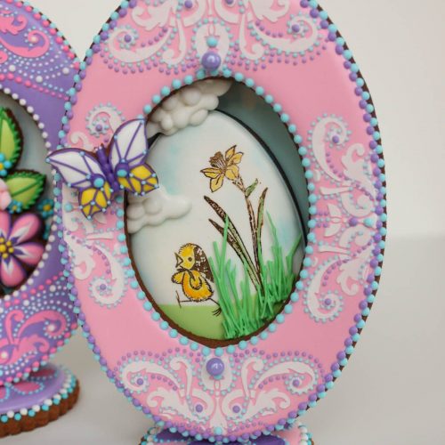 Small Pink Faberge Egg - Gallery - 3-D Cookies